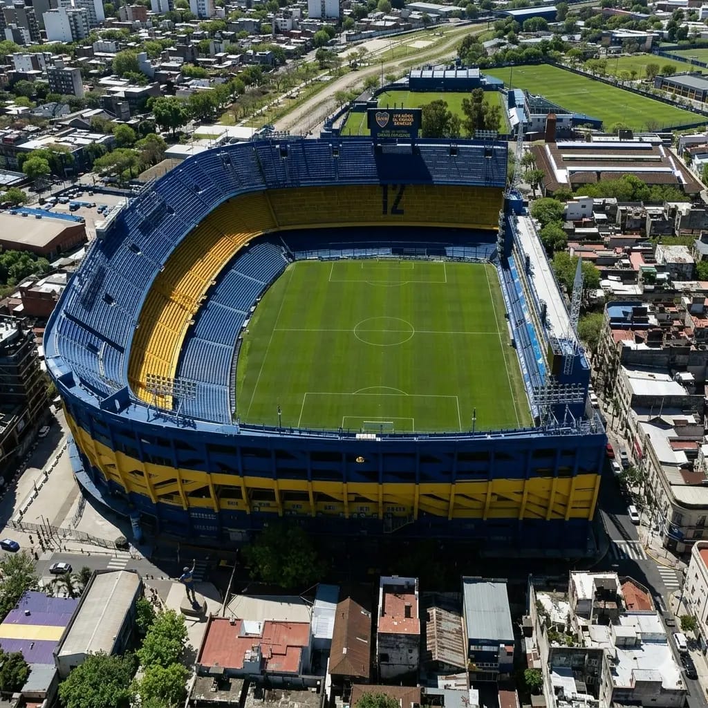 Estadio La Bombonera, casa del Club Atlético Boca Juniors. Buenos Aires, Argentina En ningún otro estadio del mundo se vive el fútbol como en La Bombonera, casa del Club Atlético Boca Juniors. Buenos Aires, Argentina