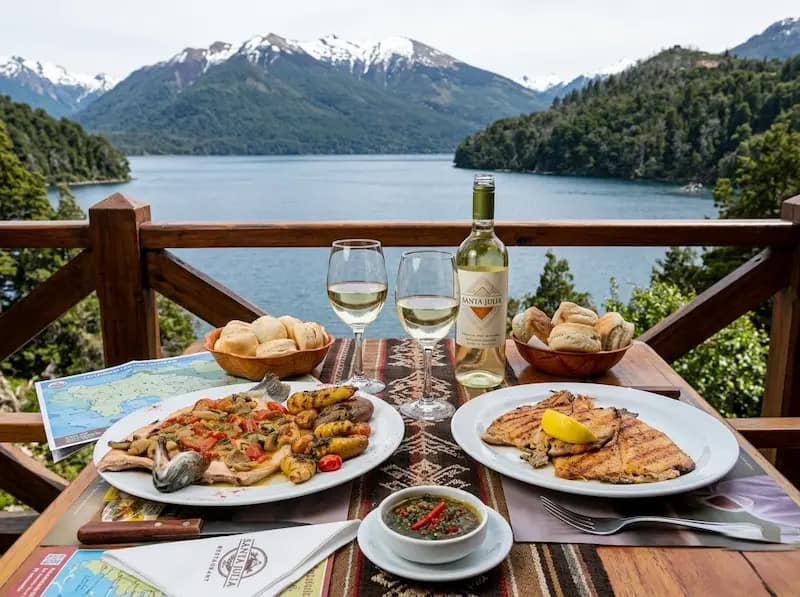 La trucha patagónica, imperdible en la oferta gastronomica de Bariloche. La trucha patagónica, imperdible en la oferta gastronomica de Bariloche.