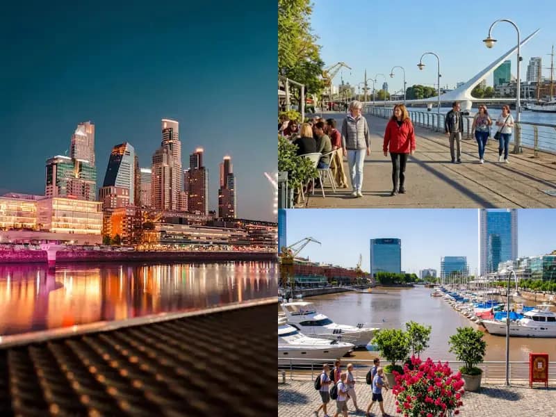 Collage de Puerto Madero, Buenos Aires