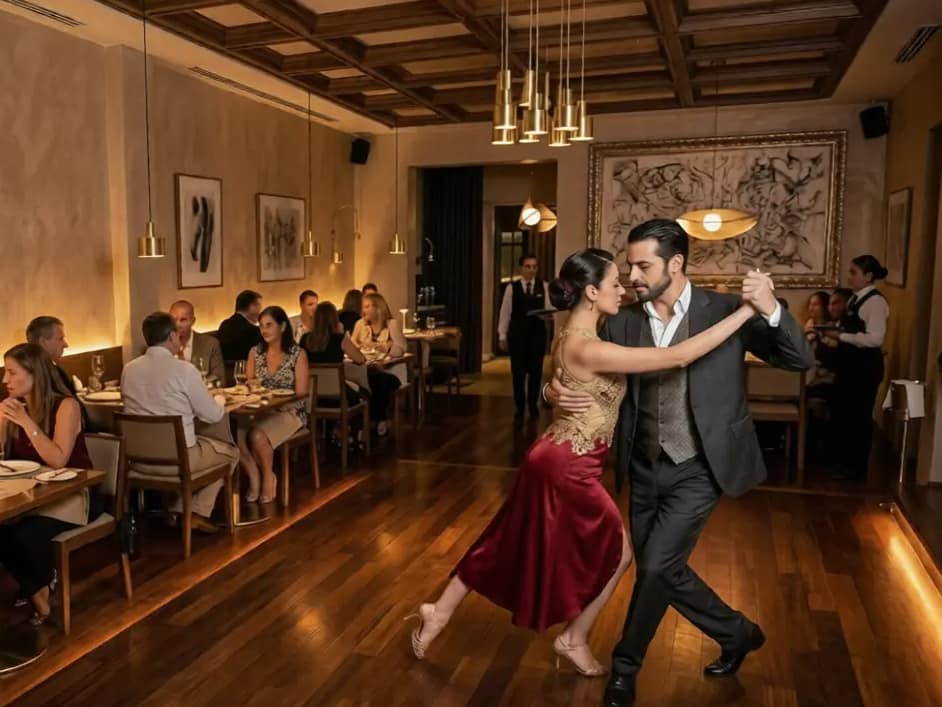 Los shows profesionales de tango más destacados en Buenos Aires se distinguen por ofrecer cenas de calidad superior, bailarines de élite y orquestas en vivo.